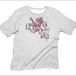 Boys T shirt Lion screen print